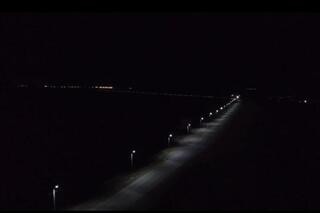 На трассе Курчум-Мульковое появилось освещение (видео)
