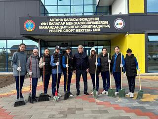 Именитые столичные спортсменки приняли участие в акции «Таза Қазақстан»
