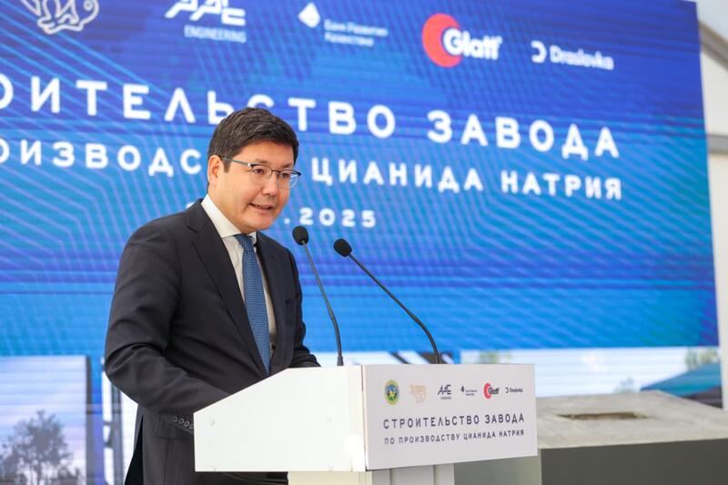 Завода по производству цианида натрия строят в Жамбылской области