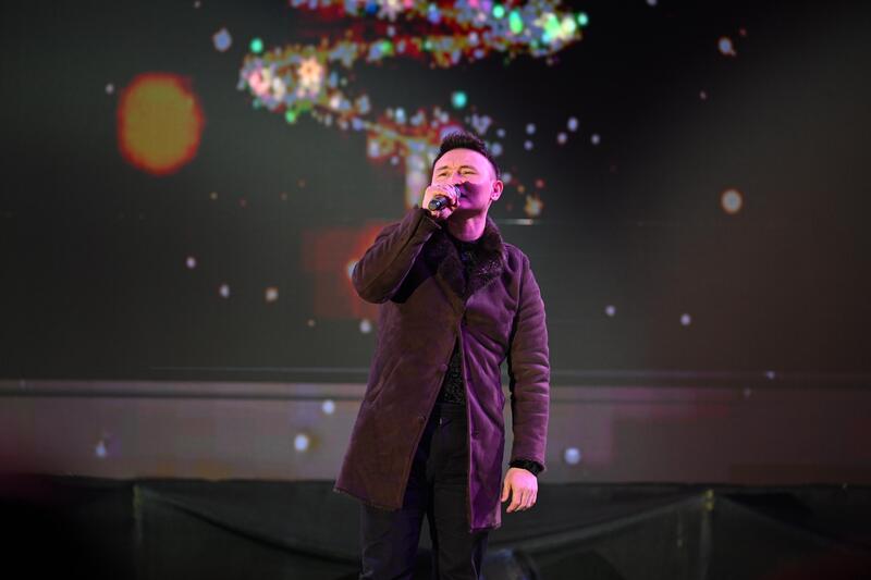 Аким области посетил праздничное мероприятие, посвященное Новому году