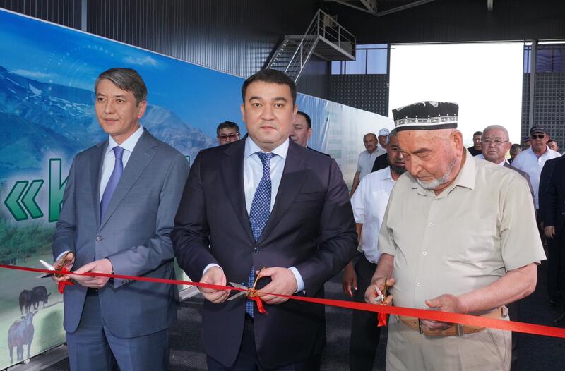 В ТУРКЕСТАНСКОЙ ОБЛАСТИ ЗАПУЩЕН СОВРЕМЕННЫЙ ОТКОРМОЧНЫЙ КОМПЛЕКС И МЯСОКОМБИНАТ НА 5000 ГОЛОВ