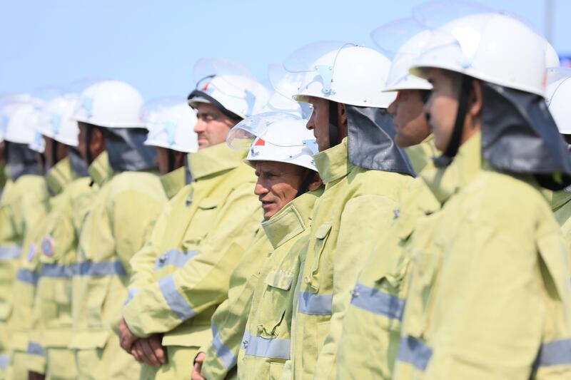 В Мартуке заработала обновлённый пожарный пост