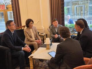 А.АЛЬНАЗАРОВА ПРОВЕЛА ВСТРЕЧУ С ГЛАВОЙ МЕЖДУНАРОДНОЙ ФАРМАЦЕВТИЧЕСКОЙ КОМПАНИИ MSD