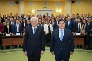 Президент Италии Серджо Маттарелла прочитал лекцию в Академии государственного управления при Президенте Республики Казахстан