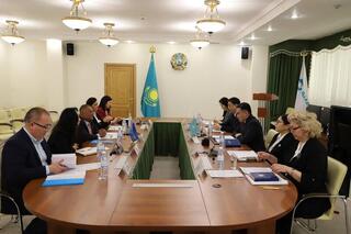 А. Ертаев встретился с представителем ЮНИСЕФ в Казахстане Р.М. Сарваром