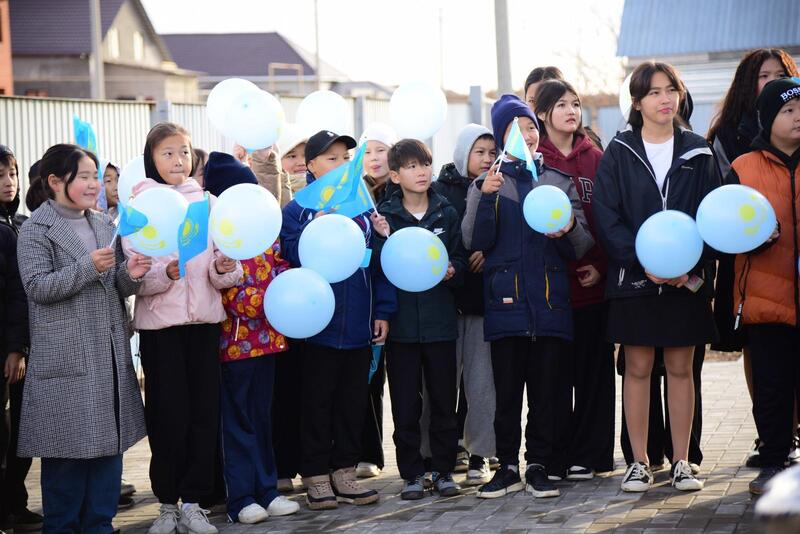 В селе К. Нокина в пригороде Актобе открылся новый спортивный комплекс