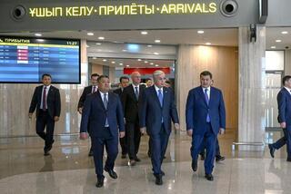 Визит Главы государства Касым-Жомарта Токаева в Кызылординскую область начался с ознакомления с новым терминалом международного аэропорта «Коркыт ата»