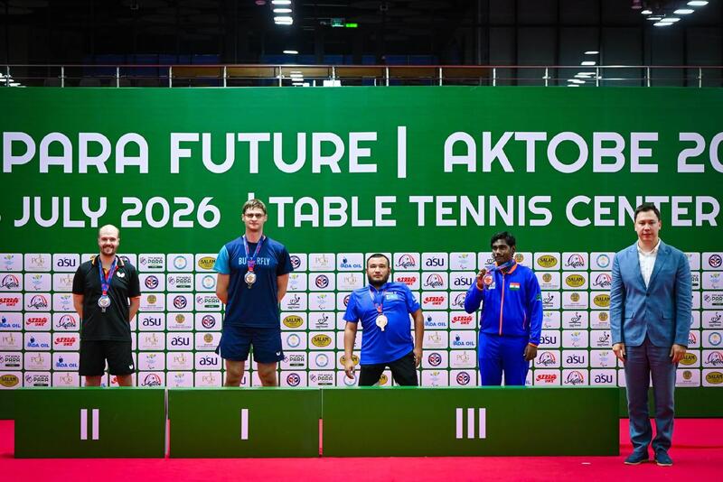 11 наших соотечественников стали призёрами турнира ITTF World Para Future Aktobe 2026