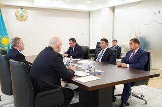 НУРАЛХАН КУШЕРОВ ВСТРЕТИЛСЯ С ПОСЛОМ ГРУЗИИ