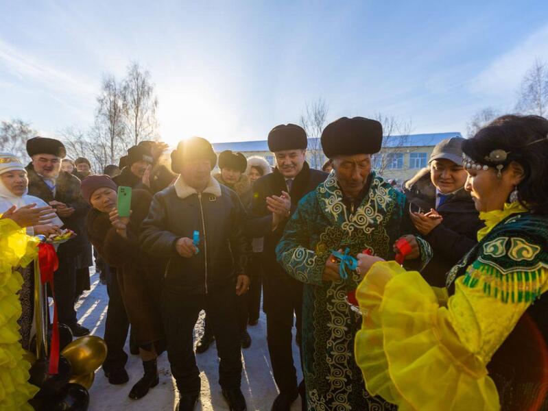 В селе Кокбастау построен новый спортивный комплекс