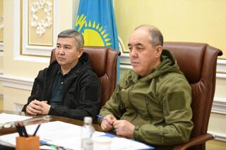 Заместитель Премьер-министра Нурлан Байбазаров ознакомился с проводимой противопаводковой работой в ЗКО