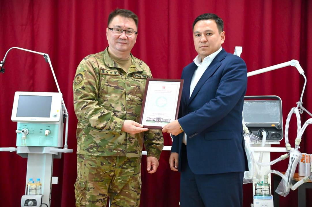 Военный госпиталь Талдыкоргана получил современное медицинское оборудование