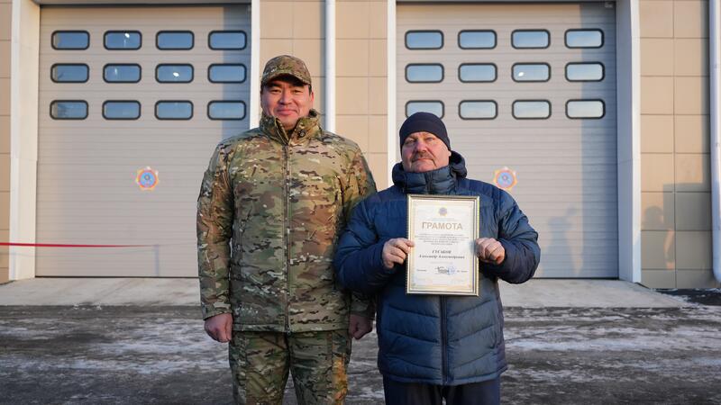 Глава МЧС открыл новую пожарную часть в Северо-Казахстанской области