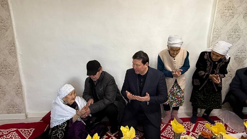 В село Оймауыт дали газ