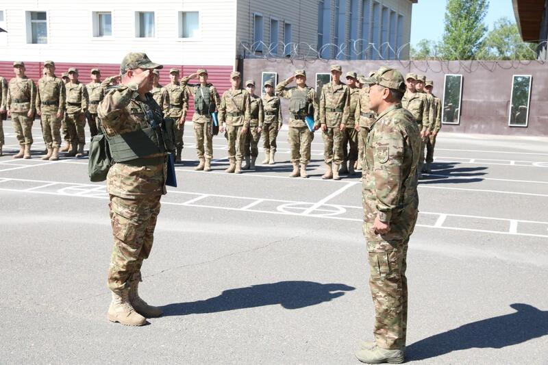Начальник Генерального штаба проверил боевую готовность воинских частей Акмолинского гарнизона