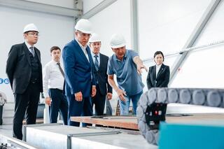 А. Биахметов ознакомился с ходом реализации инвестпроектов в Атырауской области