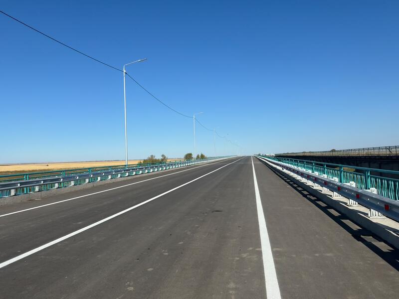 В Акмолинской области открыт автомобильный мост через реку Есиль