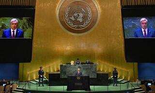 Президент Қасым-Жомарт Тоқаев БҰҰ Бас Ассамблеясының 78-сессиясы аясындағы Жалпы дебатта сөз сөйледі
