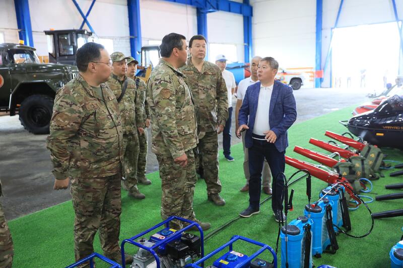 В Мартуке заработала обновлённый пожарный пост