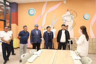 Меркенская делегация ознакомилась с темпами развития региона