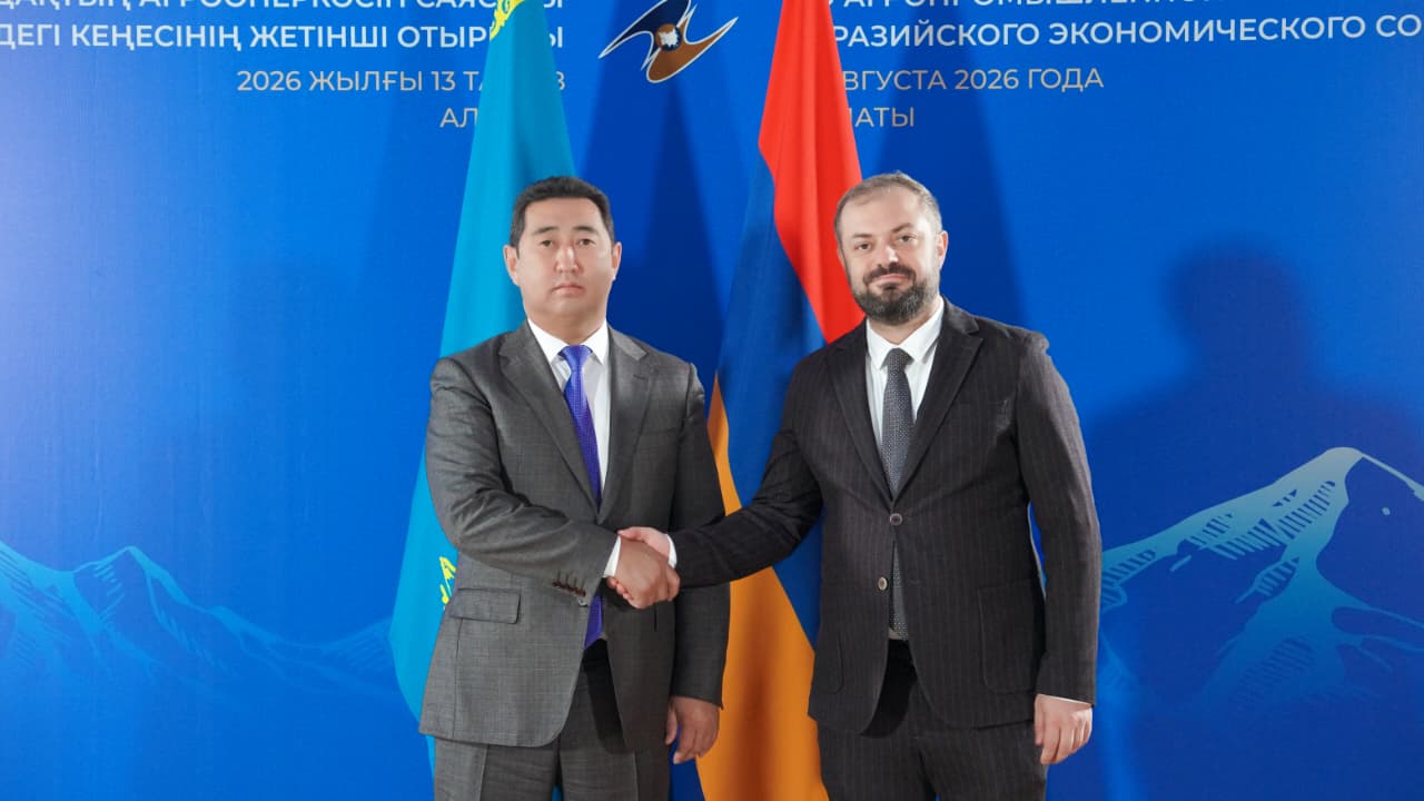 Казахстан и Армения создадут рабочую группу для наращивания взаимной торговли АПК