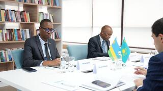 Представители уполномоченных органов Казахстана и Руанда обсудили сотрудничество по вопросам цифровизации в сфере HR