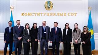 В Конституционном Суде прошла встреча с новым Главой Офиса ОБСЕ в Астане