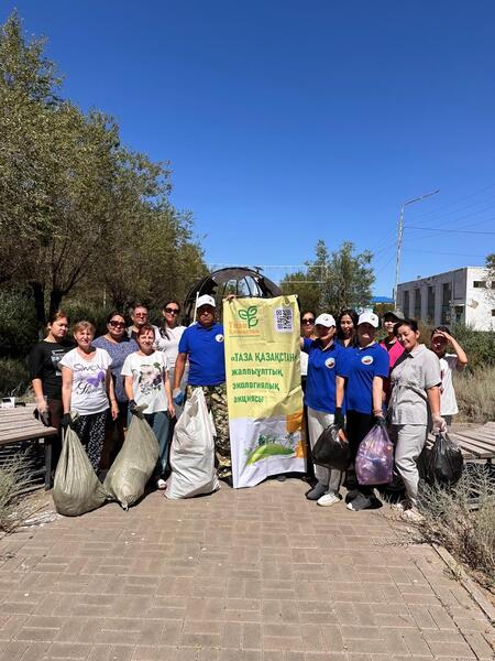 В рамках программы «Таза Қазақстан» в области Улытау прошли экологические мероприятия