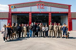 Пресс-тур в Махамбетском универсальном спасательном подразделении