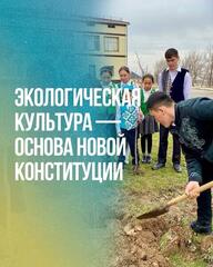Экологическая культура — основа новой Конституции
