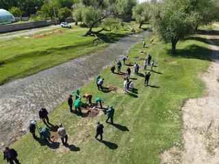 ТУРКЕСТАН: В СЕЛЕ КАРНАК ГОРОДА КЕНТАУ ОРГАНИЗОВАН МАСШТАБНЫЙ СУББОТНИК
