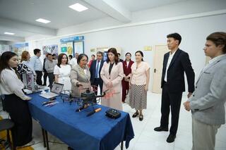 Жулдыз Сулейменова ознакомилась с работой организаций технического и профессионального образования в Актау