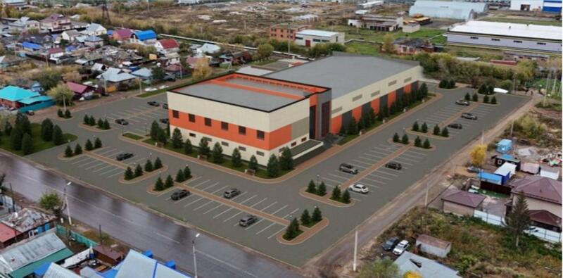 Спортсмены ознакомились со строительством новой ледовой ареной