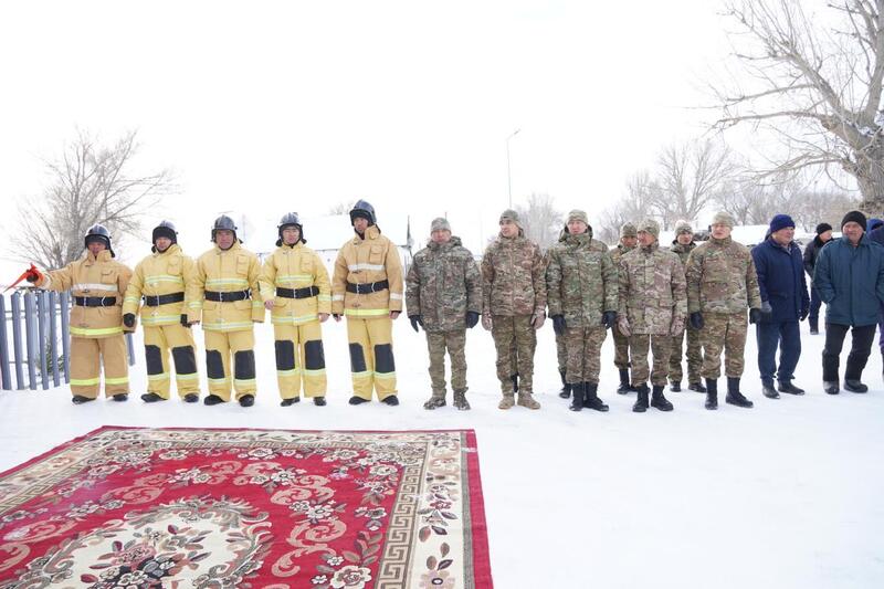 В селе Шолпан Урджарского района открыт пожарный пост