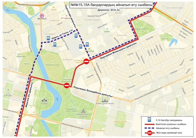 Военный парад в Астане: какие дороги временно перекроют 7 мая