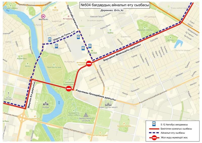 Военный парад в Астане: какие дороги временно перекроют 7 мая