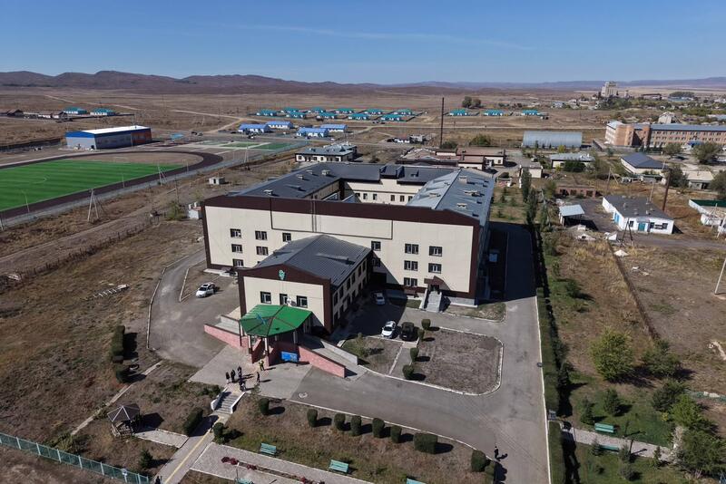 В центральной больнице Кокпектинского района продолжается капитальный ремонт