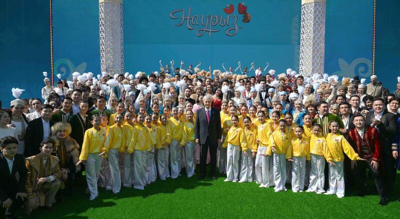 Президент посетил концерт по случаю праздника Наурыз