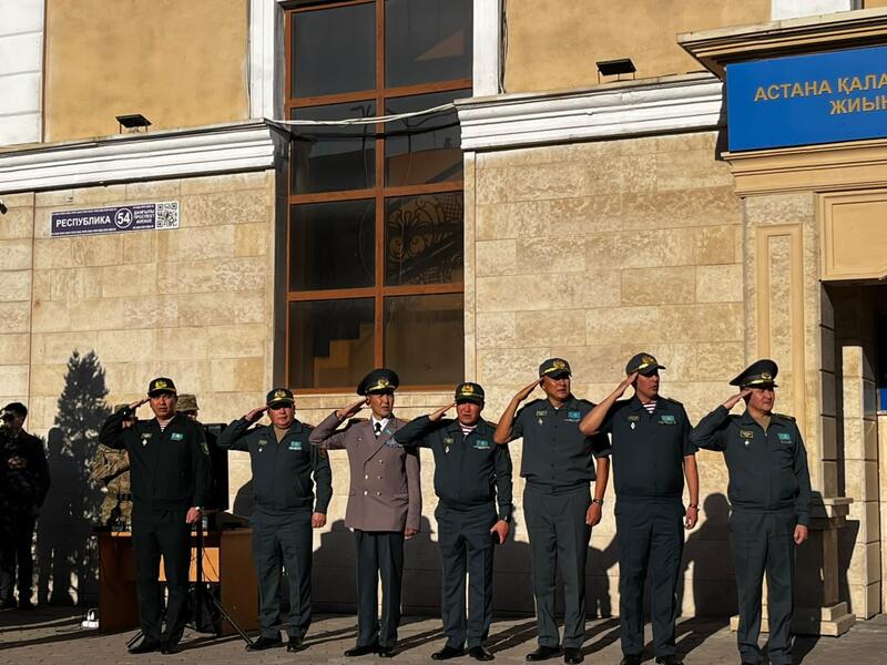 В Астане состоялись торжественные проводы призывников в ряды Национальной гвардии