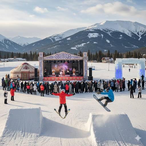 «Зимний драйв в ВКО»: культурно-досуговая программа на соревнованиях по ски-кроссу и сноуборду