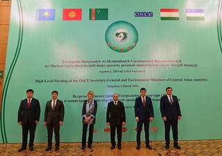 Встреча на высоком уровне Генерального Секретаря ОБСЕ и министров окружающей среды стран Центральной Азии