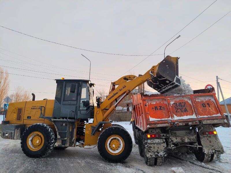 Более двух миллионов кубометров снега вывезли из Астаны с начала зимы
