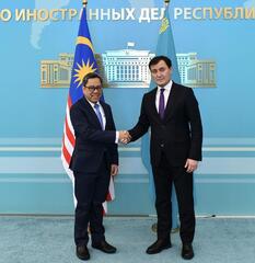 Пути расширения двустороннего сотрудничества между Казахстаном и Малайзией обсуждены в Астане