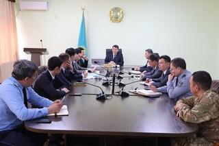 ҚР ҰҚК Терроризмге қарсы орталығы штабынан келген сарапшылардың Маңғыстау облысы әкімдігіне әдістемелік-тәжірибелік іс-сапары туралы