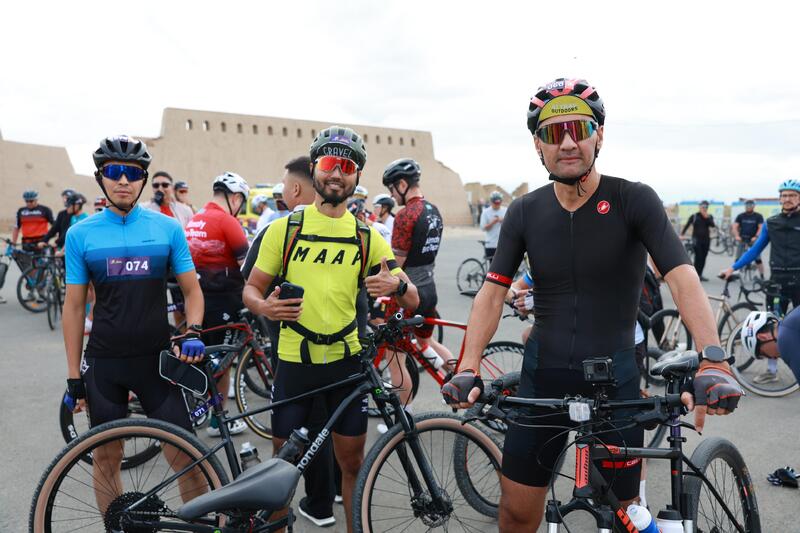 80-километровый маршрут: в Атырау проходит исторический велопробег