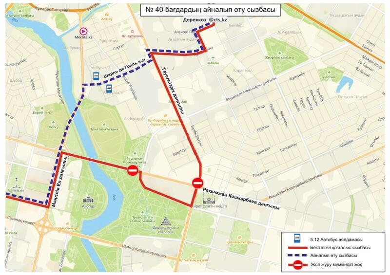 Военный парад в Астане: какие дороги временно перекроют 7 мая