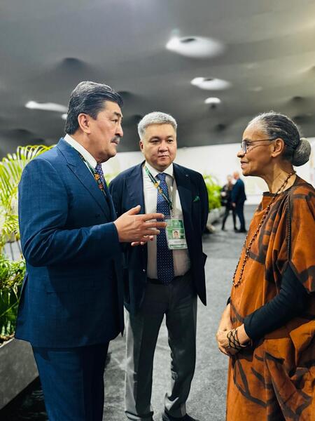 Проведена двусторонняя встреча Министра экологии и природных ресурсов РК с Министром окружающей среды и изменения климата Бразилии Мариной Силва