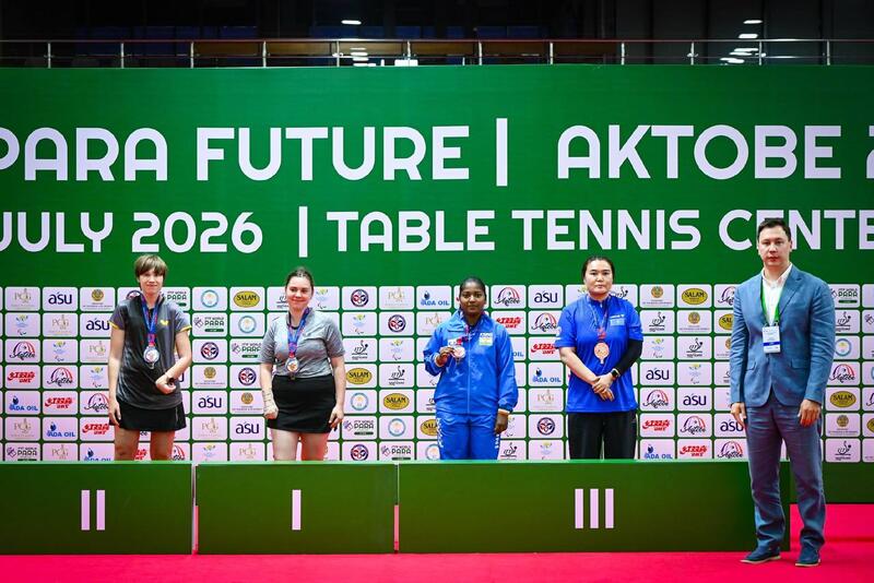 11 наших соотечественников стали призёрами турнира ITTF World Para Future Aktobe 2026