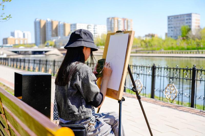 «Таза Қазақстан»: в столице прошел конкурс рисунков среди школьников