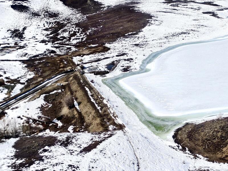 В ВКО проводится аэровизуальное обследование паводкоопасных участков